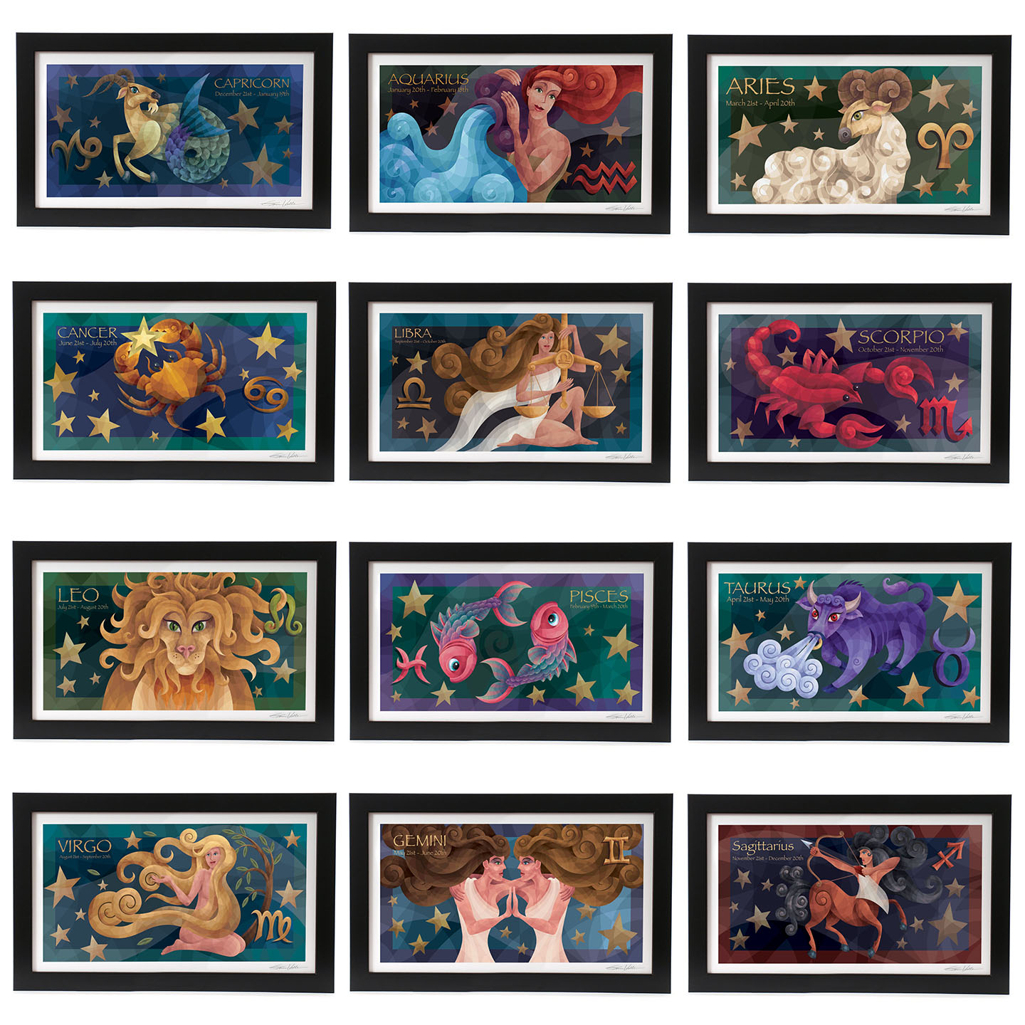 horoscope 33種類セット Horoscope Series - Gregg Valley Illustration